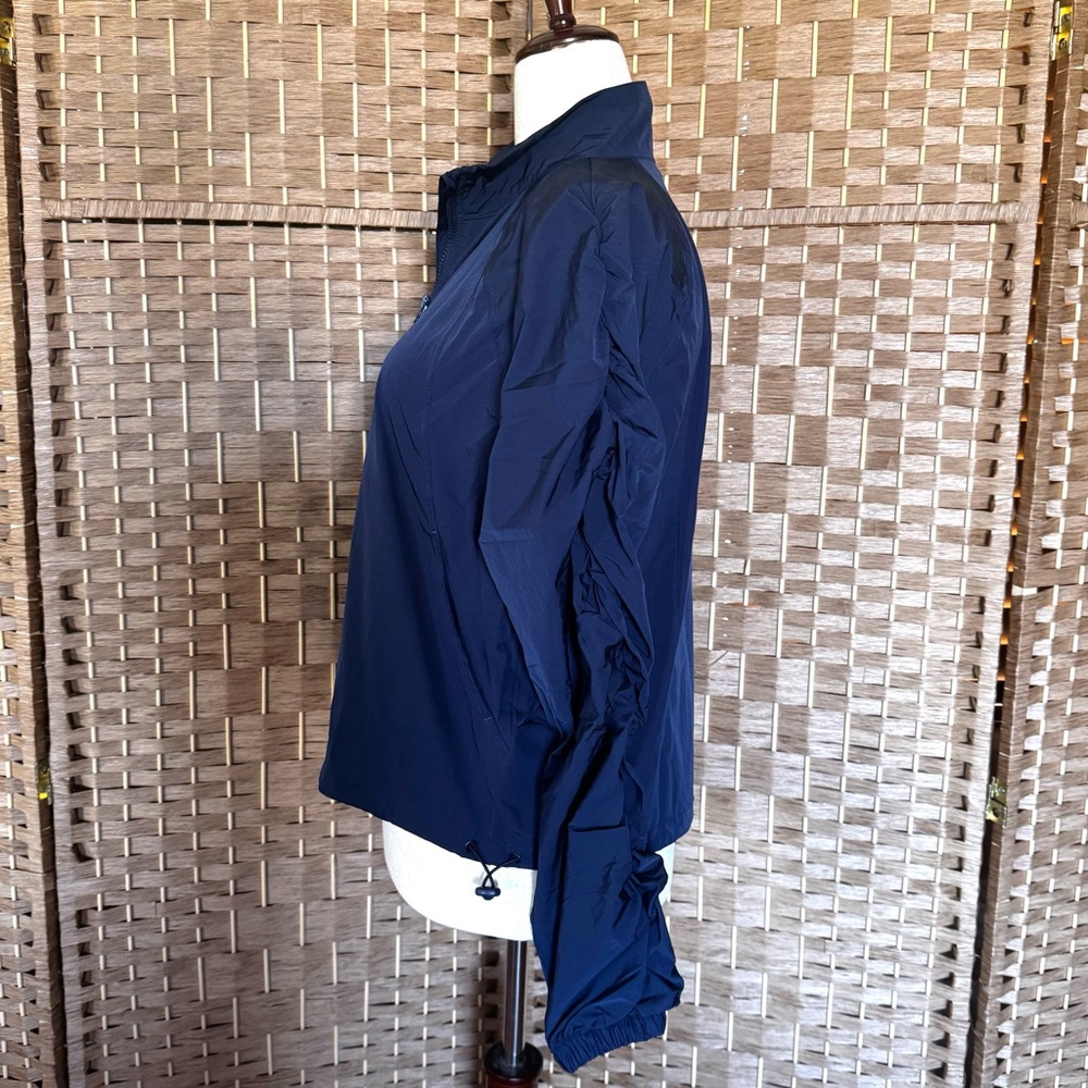 YOGALICIOUS navy blue Radiant Urban Runway windbreaker L - Picture 10 of 14
